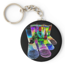 6 Coloured Cocktail Shot Glasses -Style 6