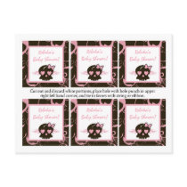 6 Favour Tags Girly Girl Pink Punk Rock Skull Flam