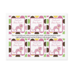 6 Favour Tags Jungle Queen Tiger Safari Zoo Animal