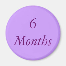 6 Month Chip Magnet