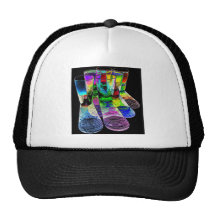6 verres à liqueur colorés de cocktail - style 6 casquette