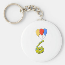 6th Birthday Cartoon Monster. Keychains