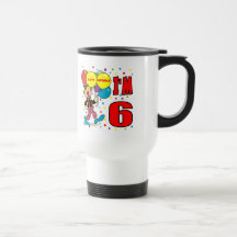 6th Birthday Clown Birthday Coffee Mug