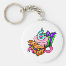 6th Birthday Party Gifts Key Chains
