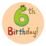 6th Birthday! stickers