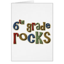 6th Grade Rocks Sixth Cards