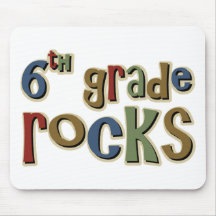 6th Grade Rocks Sixth Mouse Mat