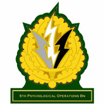 6th Psychological Operations Battalion DUI Cut Outs