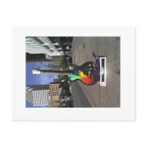 6th street guitar, Austin series Post Card