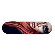 6With Hope in Her Eyes, She Danced in Green Lights Skateboard