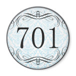 701 Area Code Refrigerator Magnet
