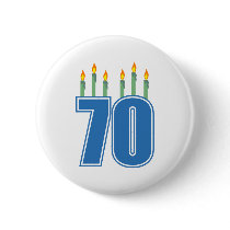 70 Birthday Candles (Blue / Green)