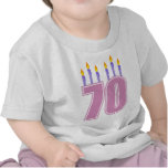 70 Birthday Candles (Pink / Purple)