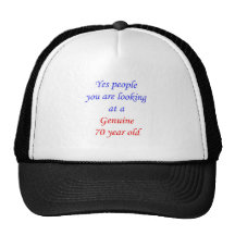 70  Genuine 70 Year Old Mesh Hats