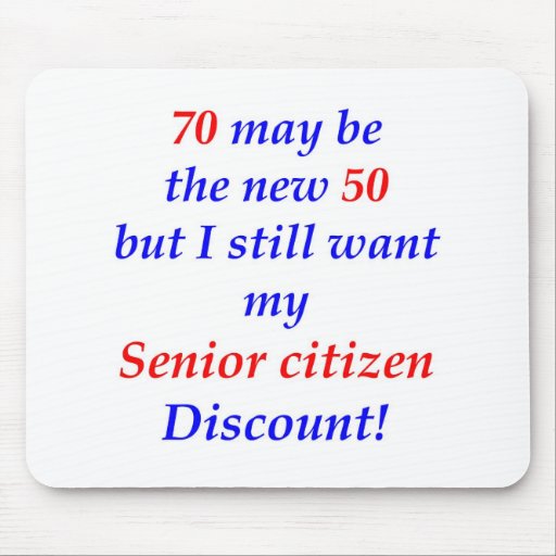 70 Senior Citizen Mouse Pads