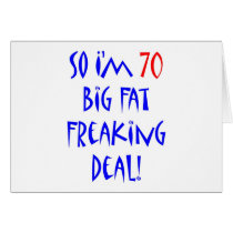 70 So I'm 70 ... cards