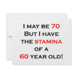 70 stamina invitation