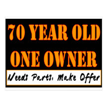 70 Year Old, One Owner - Needs Parts, Make Offer Post Card
