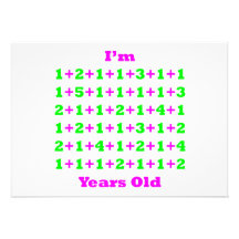 70 Years Old Magenta Gr Personalized Invitation