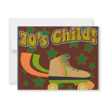 70's Child invitations