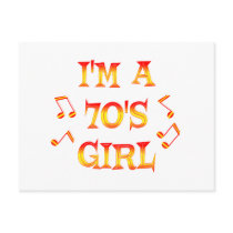 70s Girl Post Card
