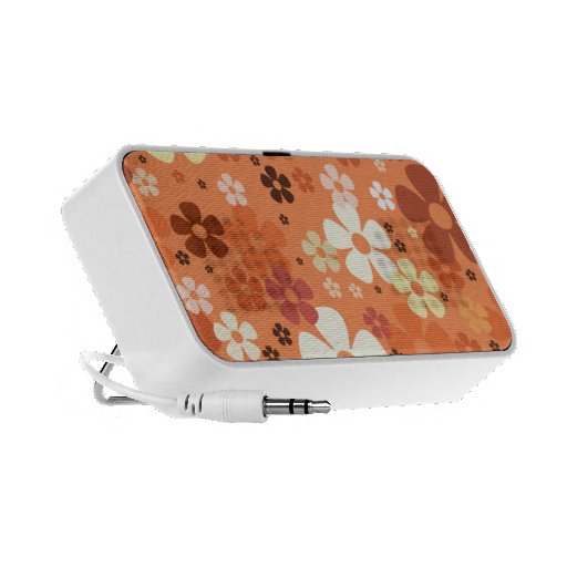 70s Inspired Summer Flowers Custom Speakers