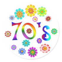 70s Love Sticker