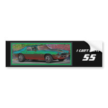 70s Muscle Car Bumper Sticker