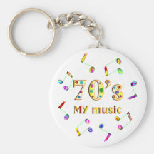 70s Music Lover Key Chains