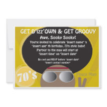 70's party custom announcement