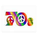 70s Peace Sign Post Card