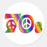 70s Peace Sign Sticker