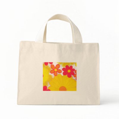 70's Retro Floral Bag by pammys