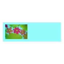 70's Retro Flower's Unique Business Card Templates