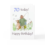 70th Birthday Card