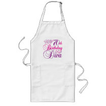 70th Birthday Diva Aprons