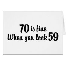 70th Birthday Greeting Cards