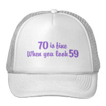 70th Birthday Mesh Hats