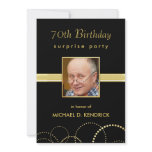 70th Birthday Party Invitations -  Photo Optional