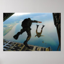 720h Special Tactics Group Jumping Out of Planet Posters