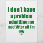 72 Admit my age Flyer