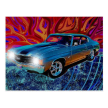 72 Chevy Chevelle Post Card