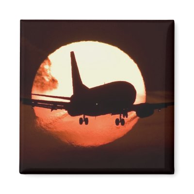 737suset refrigerator magnets by thomasphoto60