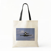747 and shuttle arriving, Ottawa International Air Canvas Bags