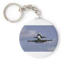 747 and shuttle arriving, Ottawa International Air Keychains