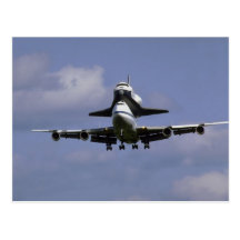747 and shuttle arriving, Ottawa International Air Post Cards