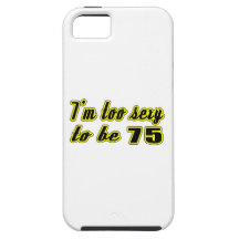75 birthday designs iPhone 5 cover