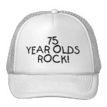75 Year Olds Rock Mesh Hats