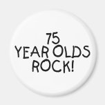 75 Year Olds Rock Refrigerator Magnet