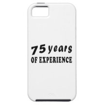 75 years of experience iPhone 5 case